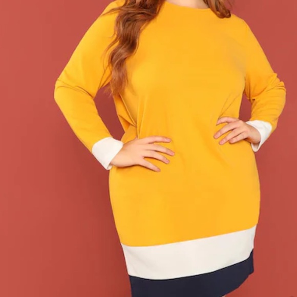 Color Block Dress - Picture 2 of 5